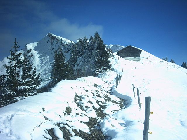 Hochgrat im Schnee